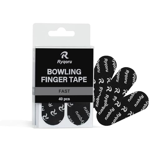 40 PCS Bowling Thumb Tape - Fast Release Finger Strips for Consistent Grip