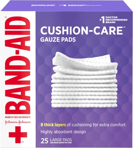 4x4 Inch Gauze Pads Pack of 125 - Sterile Wound Care Dressings for Minor Cuts