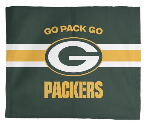 Green Bay Packers Rally Towel - GO PACK GO Design, 15x18 in