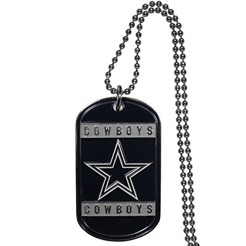 Dallas Cowboys Dog Tag Necklace - Stainless Steel 2.25"