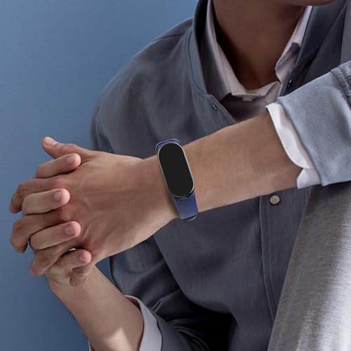 Replacement Bands for Xiaomi Smart Band 8/9/10 - 3 Pack Black/Navy Blue/Grey
