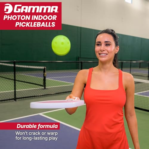 USAPA Approved Indoor Pickleballs - 3 Pack Red - Durable & High Visibility