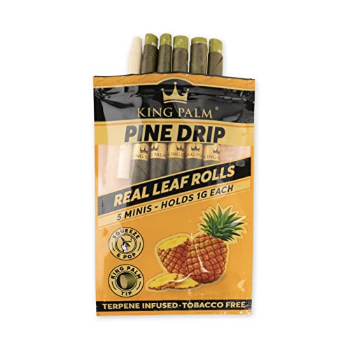 Natural Palm Leaf Mini Cones - Squeeze & Pop Pre Rolls - Pine Drip