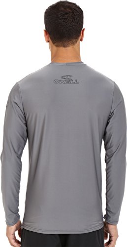 Men’s Long Sleeve UPF 50+ Sun Shirt - Large / Smoke
