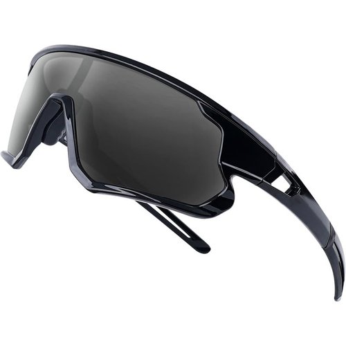 GGBuy Cycling Glasses Sunglasses UV400 Polarized Sports Sunglasses Wrap around Impact Resistance Ideal for Cycling Running Outdoor for Man and Women