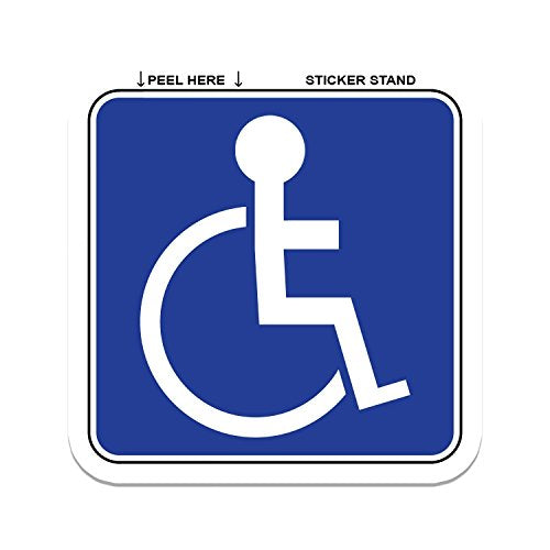 ADA Handicap Access Disabled Sticker Decal for Windows & Doors