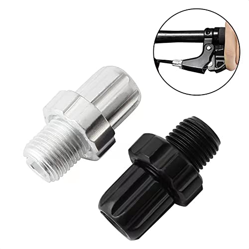 Bike Brake Lever Barrel Adjuster - M10 Aluminum Alloy - Black