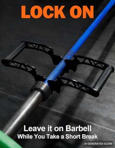 Landmine T Bar Row Attachment - V Bar Handle, Black Large