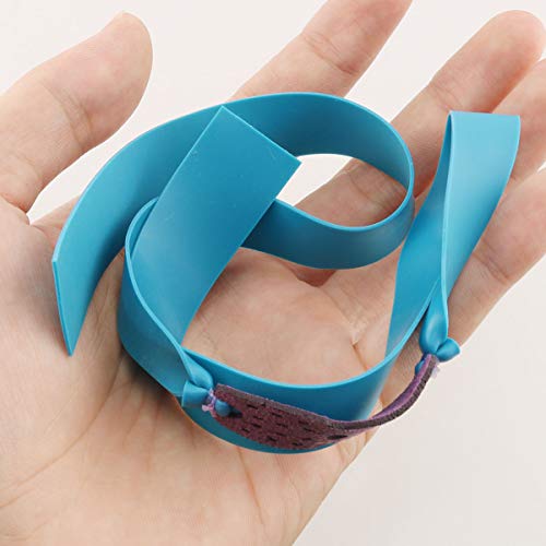 12-Pack High Elastic Rubber Bands for Slingshots - Blue