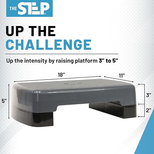 Mini Step Aerobic Platform for Home Workout - Adjustable Height