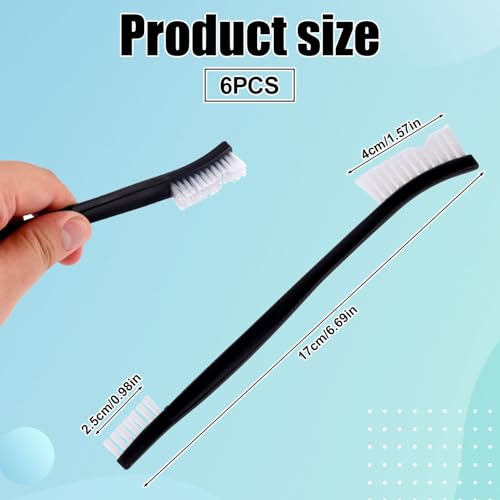 Multi-Functional Cleaning Brush Set - 4 Double-Ended Nylon Brushes