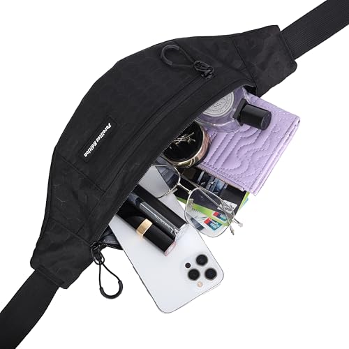Ultra-Light Crossbody Fanny Pack - Classic Black Waist Bag