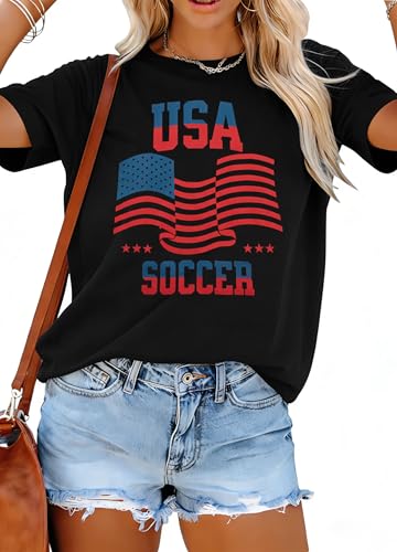 Baseball Shirt for Women - Heart Tee - Medium Black
