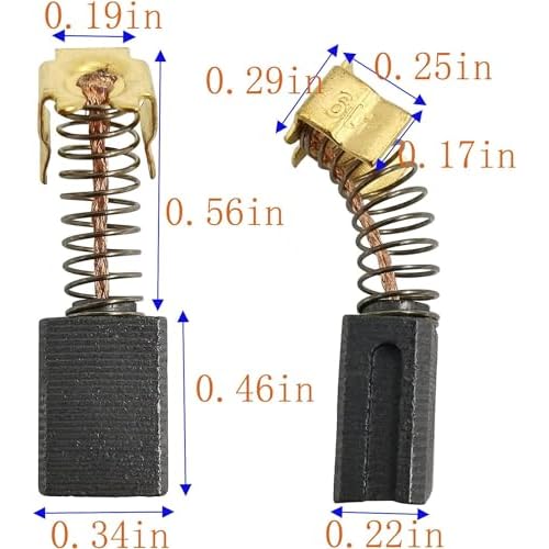 CB407 Motor Carbon Brushes Replacement Set for Makita Power Tools, Jig Saw, Hammer Drill, Rotary Drill, Drill, Electric Screwdriver, Sander, Rotary Hammer (4 pack)