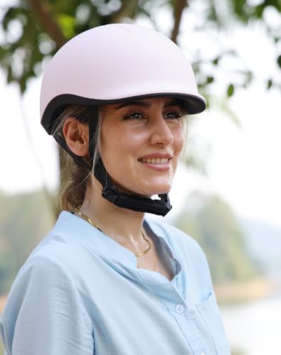 InnerKing Adjustable Bike Helmet for Adults - Matte Blush Pink, Medium