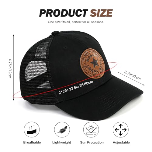 PVDSAVE One Size Black Dad Gifts Baseball Cap for Men – World's Best Dad Hat