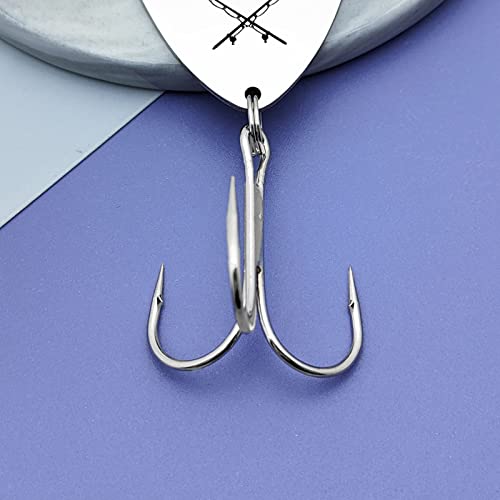 Fishing Lure Gift for New Grandpa - Stainless Steel Hook