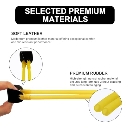 Heavy Duty Slingshot Replacement Bands - Natural Latex Rubber Tubing
