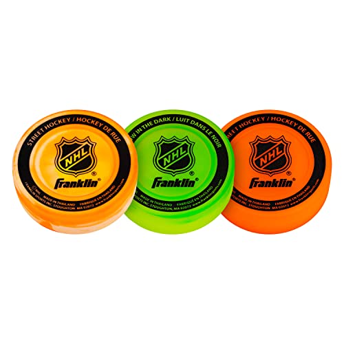 NHL Street Hockey Puck - Lightweight 3 Pack for Practice