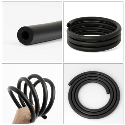 Bike Foam Sleeve 63" - 6mm Internal Damper for Hydraulic & Brake Tubes - Black