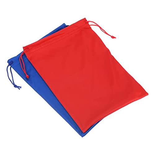 Ski Goggle Bag - Microfiber Soft Storage Sleeve Pouch - Blue & Red