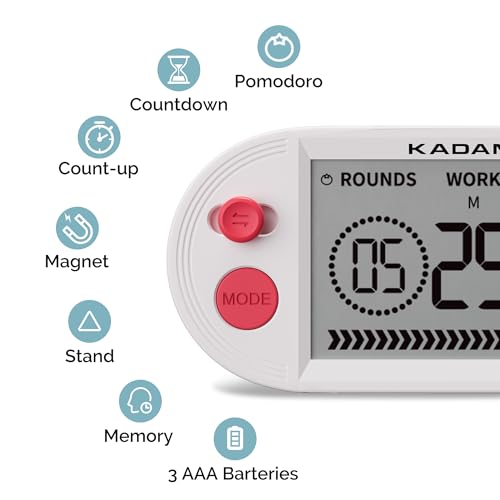 Workout Interval Timer - HIIT, Tabata, EMOM - Red