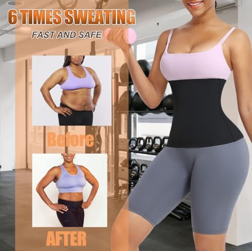 Waist Trimmer Sauna Suit for Women - S/M - Blue