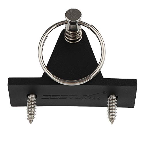 Marine Grade Nylon Bimini Top Deck Hinges with Pin - 2 Pcs