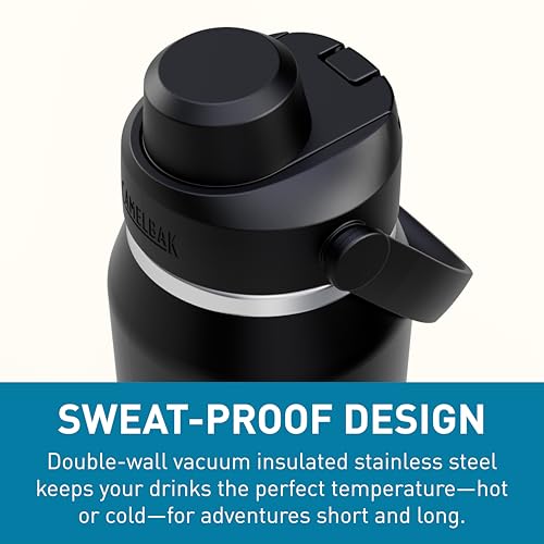 CamelBak Thrive Chug 32oz Insulated Water Bottle Black - Leak Resistant & Durable