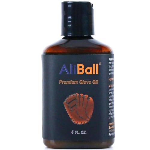 Baseball Glove Oil - 4 Fl Oz Natural Conditioner for Softening & Hydrating Gloves