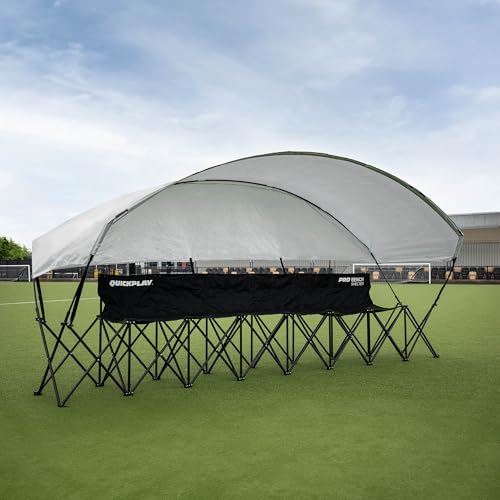 6-Seater Team Bench with Canopy Shelter - Quick Setup