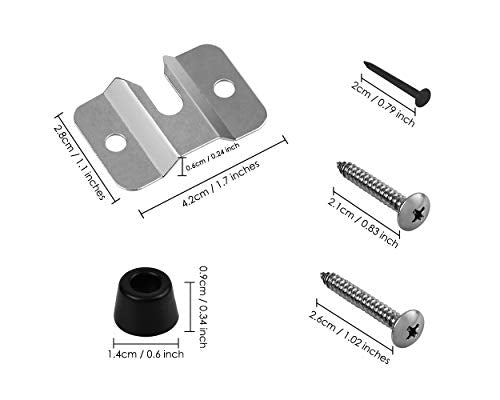 Dart Board Hanger Bracket Set - Mounting Hardware Kit