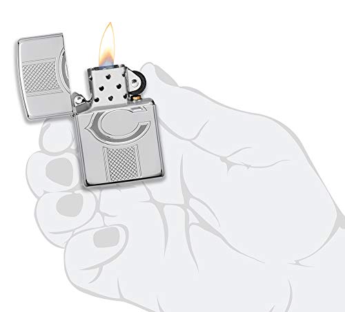 Genuine Zippo NFL Deep Carve Lighter - Chicago Bears