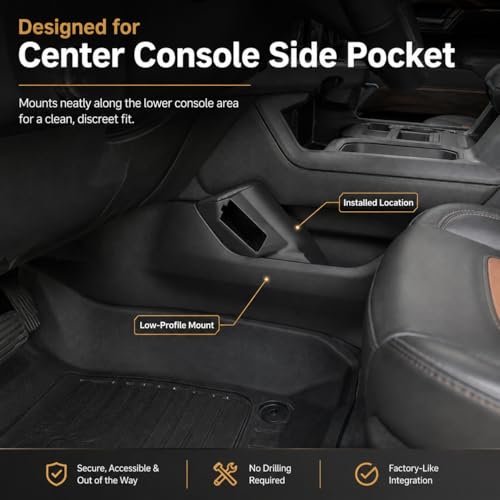 Truck Sidearm Holster for Silverado & Sierra 2022-2026 - G19