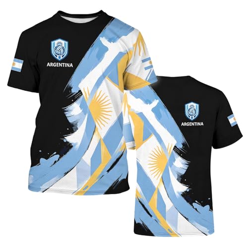 Soccer Jersey for Men and Women - Argentina Blue, Medium