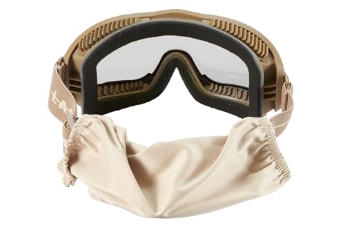 Airsoft Tactical Safety Goggles - ANSI Z87.1 Anti-Fog - Tan