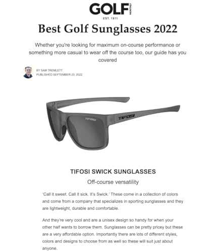 Sport Sunglasses for Cycling, Golf & Hiking - UVA/UVB Protection