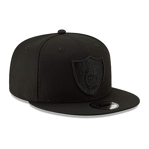 NFL 9FIFTY Black On Black Adjustable Snapback Hat - One Size