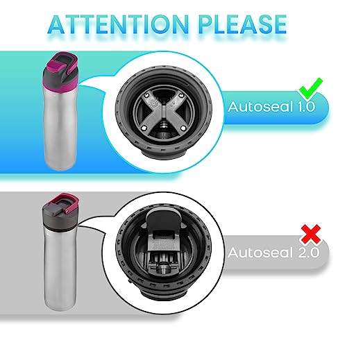 Replacement Silicone Gaskets for Contigo AUTOSEAL 24oz Bottle - 4 Pack