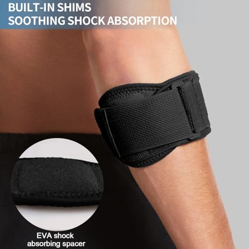 Adjustable Double Layer Elbow Brace for Pain Relief - 1 Pack