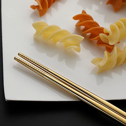 Gold Camping Utensils Set - Full-Size Travel Silverware Kit