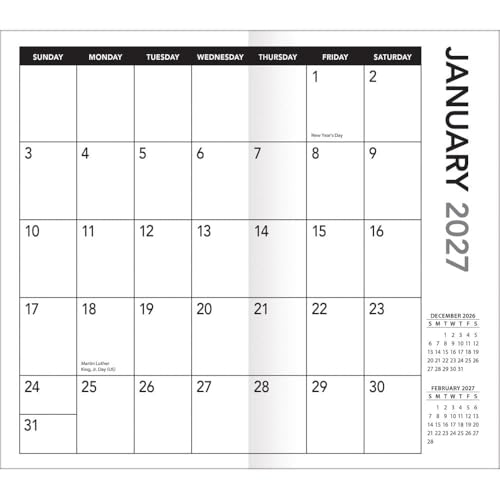 NFL Chicago Bears Pocket Planner 2027 - 17 Months, 3.5" x 6.25"