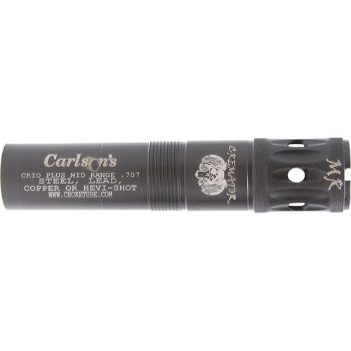 CARLSON'S Choke Tubes 12 Gauge Compatible for Benelli Crio Plus [ Mid Range | 0.707 Diameter ] Blued Steel | Cremator Ported Waterfowl Choke Tube | Made in USA