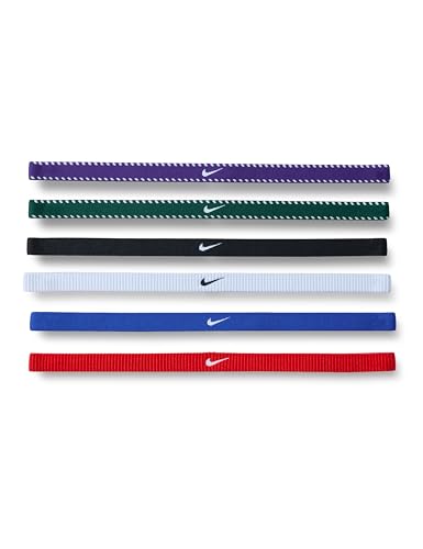 FLEX Classic 6 Pack Headbands - Game Royal/University Red/White