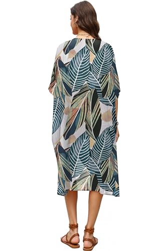 Kimonos for Women - Casual Swimwear Coverup Cardigan - Print 06 / Large