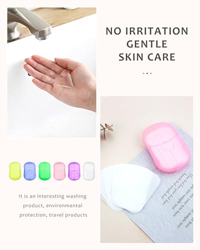 240 Sheets Portable Paper Soap for Travel & Outdoor Use