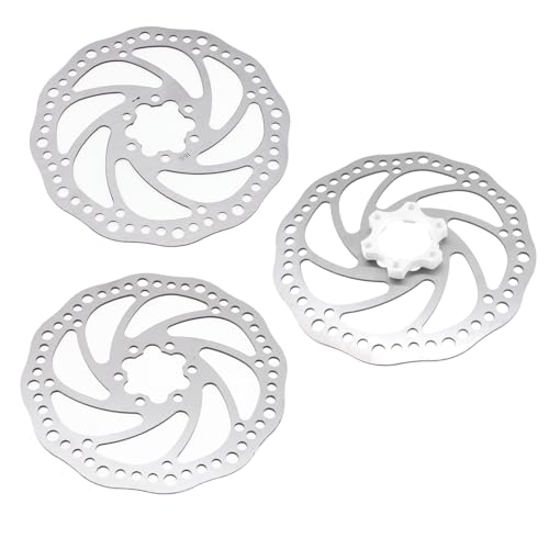 160mm Bike Disc Brake Rotor - Stainless Steel, 6 Bolts