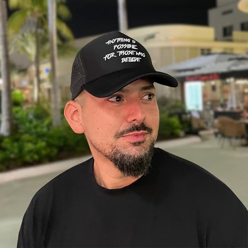 Inspirational Trucker Hat - Motivational Faith Quote Cap