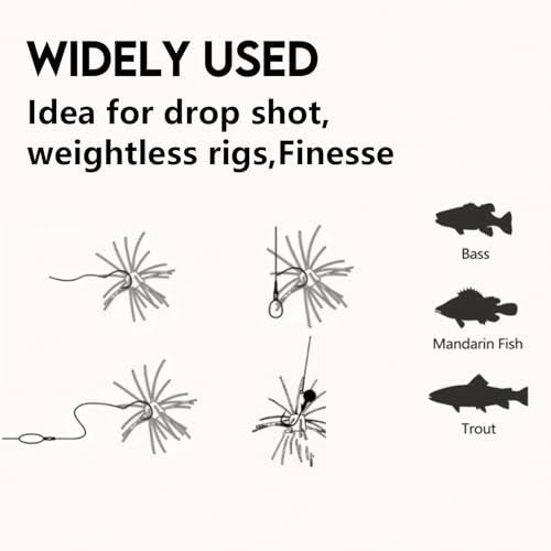 Soft Dice Fishing Lures with Lifelike Tentacles - Green, 10PCS