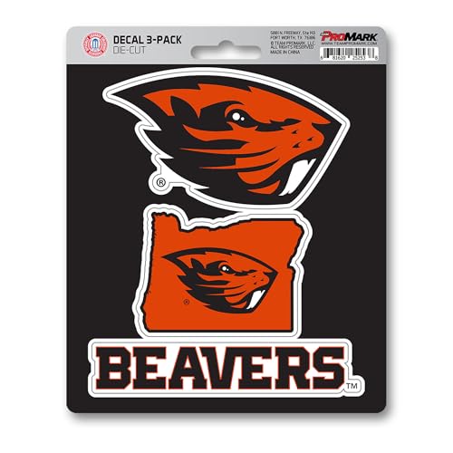 Oregon State University 3-Piece Decal Set - Orange